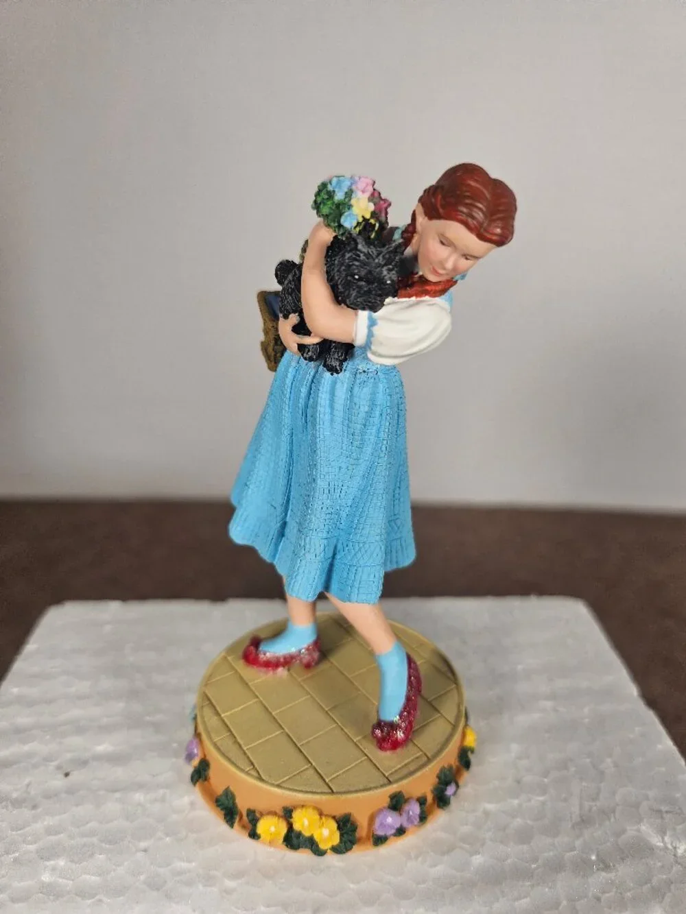 Enesco 1999 Wizard of Oz Dorothy And Toto Resin Figurine Number 948314 Boxed